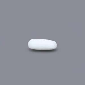 Natural White Coral Cabochon Loose Gemstone 4.9 Carat Oval 4mm Certified Wholesale Lot - Product Image 3