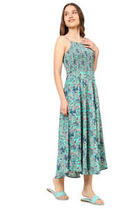 Conjunto de Dos Piezas con Estampado Floral y Volantes, Elegante y Ligero para Mujer, Ideal para Fiestas de Verano - Product Image 4