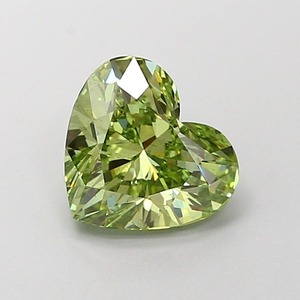 Diamant de laboratoire CVD vert vif fantaisie modifié en forme de cœur de 1,60 carat, clarté VVS2, polissage excellent, certifié IGI, pierre précieuse non montée - Product Image 6