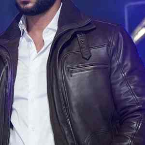 Men's Hooded PU <b>Leather</b> <b>Jacket</b> Waterproof & Breathable Casual Winter Outerwear with Durable Finish - Product Image 6