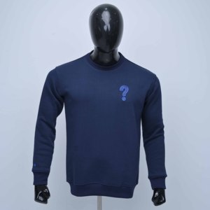Custom <b>Men</b> Sweatshirt Manufacturer OEM Streetwear Crewneck Premium Quality Embroidery on front Sweatshirt Private Label Clothing - Product Image 1
