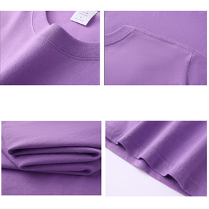 Wholesale Custom Brand <b>Logo</b> 100% Cotton T-Shirts Blank Men's T-Shirts Solid Color Casual Men's T-Shirts - Product Image 6