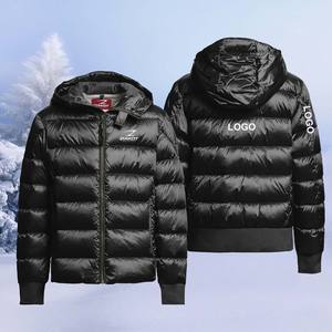 Chaqueta acolchada híbrida de estilo Vintage para hombre ligera al por mayor ropa larga impermeable informal de moda de invierno chaqueta de oliva nueva - Product Image 5