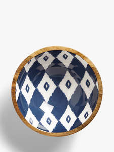 Cuenco de madera recubierto de esmalte de calidad de exportación de madera de mango de Acacia con juego de cuchara para utensilios de cocina de proveedor indio - Product Image 5