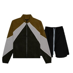 Camiseta cortavientos personalizada de alta calidad, conjunto de dos piezas de verano personalizado de lujo para hombre, chándal cortavientos con pantalones cortos 2026 - Product Image 5