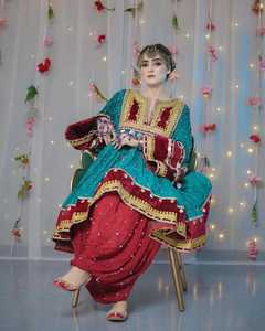 Trendy Afghani Casual <b>Dresses</b> Traditional Ethnic Boho Embroidered Women's Long Maxi <b>Dress</b> Wholesale Collection - Product Image 3