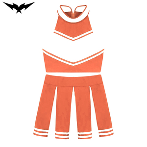 Uniforme de cheerleading personnalisé Bigetron Sports - Service OEM - Spandex/Polyester - Contraste de couleurs - Options de logo personnalisé - Transfert thermique - Product Image 1