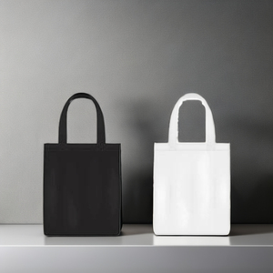 ถุงช้อปปิ้งทรงถุงผ้าปอกระเจา100% แบบปรับแต่งได้พร้อมฝาปิดทำจากพีวีซีเป็นมิตรกับสิ่งแวดล้อมใช้ซ้ำได้พร้อมซิปจับผ้าฝ้าย-โลโก้แบบกำหนดเอง - Product Image 3