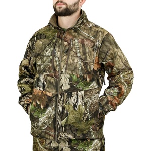 Men's Full Sleeve Camouflage Hunting Jacket Soft <b>Shell</b> Breathable Polyester Autumn Wear - Product Image 2