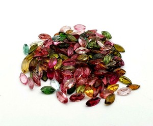 3x6mm Tourmaline naturelle Marquise Pierres précieuses à facettes calibrées Multi Tourmaline Pierre libre pour la fabrication de bijoux à bas prix - Product Image 6