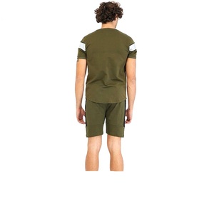 Conjunto de Camiseta y Pantalones Cortos Deportivos de Verano para Hombre, Diseño Personalizado al por Mayor 2026, Camiseta sin Mangas Estampada y Pantalones Cortos - Product Image 3