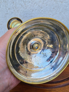 Vintage <b>Brass</b> <b>Candlestick</b> Holder Engraved Single Candle Decor Decorative <b>Brass</b> Taper Candle Stand Antique Style Tabletop - Product Image 5