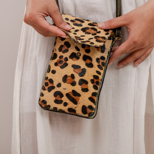 Nouveauté : Sac bandoulière en cuir imprimé léopard pour téléphone portable, collection élégante pour femmes, pochette à poignet, sac à bandoulière - Product Image 6