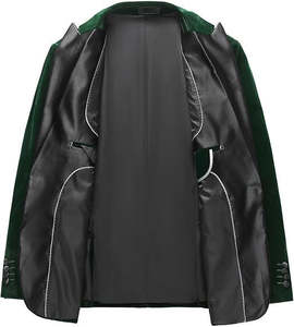 Costume de cérémonie pour homme de haute qualité en polyester et coton, blazer et pantalon, grandes tailles, infroissable, respirant, pour mariage et soirée - Product Image 3