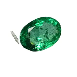 Fine Quality Big 2 - 3 Carat Size Oval Zambia Emerald Good Lusture Real Emerald For Jewelry Making At Wholesale Price