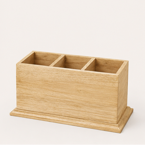 Multipurpose Wooden Table <b>Caddy</b> With Napkin Holder And Salt Pepper Shaker Compartment Rustic Farmhouse Condiment Organizer - Product Image 5