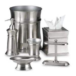 Modern Eco-Friendly Luxury/Classic Bathroom Metal <b>Set</b> with <b>Soap</b> Pump Toothbrush Holder Tumbler for Organized Space - Product Image 3