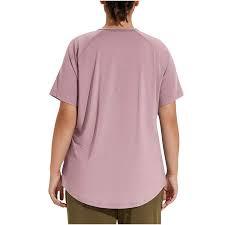 เสื้อยืดผู้หญิง คอตตอน 60% / โพลีเอสเตอร์ 40% เป็นมิตรกับสิ่งแวดล้อม ผ้าไม่ยับ คอกลม แขนสั้น ระบายอากาศ แห้งเร็ว พิมพ์ลายโลโก้ทั่วตัว - Product Image 3