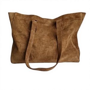 Bolsos de Mano de Cuero Genuino a la Moda, Marca BS International, con Cierre de Cremallera, Gran Capacidad, Impermeables, Ligeros y Duraderos para Mujer - Product Image 3