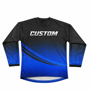 ชุดแข่งรถมอเตอร์ไซค์แบบสั่งทำพิเศษ เสื้อผ้าลำลองสำหรับขี่มอเตอร์ไซค์ พิมพ์ลายแบบ Sublimation สำหรับเสื้อเจอร์ซีย์วิบาก - Product Image 6