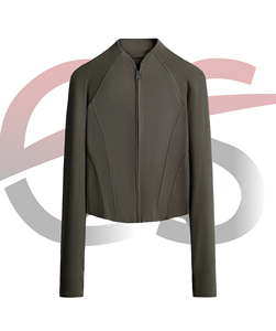 New Quick-dry Zipper Sportswear Fitness Yoga Jacket Workout Running Women Outdoor Fitness Sports Jacket - Product Image 2