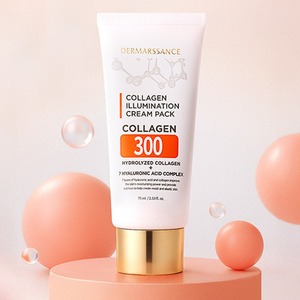 มาส์กคอลลาเจนเกาหลี K-Beauty Dermarssance Collagen Illumination Cream Pack ผลิตในเกาหลี 75 มล. ไฮยาลูรอนิค แอซิด - Product Image 1