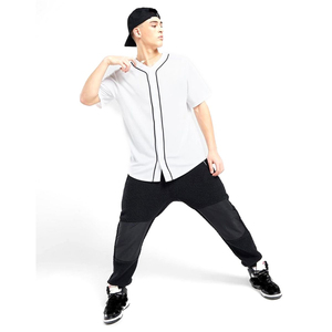 T-shirt de baseball sportif, matière à séchage rapide, coupe confortable et décontractée, idéal pour les entraînements et les séances sportives, parfait pour les tenues décontractées. - Product Image 3