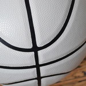 TITAN TREAD WEAR White Basketball Size 6 PU Leather Composite Leather Durable Natural Rubber Bladder TTW-BB-0002 580-620g - Product Image 6