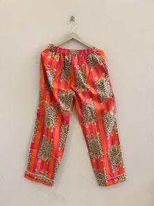 ชุดนอนผ้าฝ้ายพิมพ์ลายอินเดีย ชุดลำลองแสนสบาย ชุดนอนหรูหรา ชุดนอนสำหรับวันหยุดฤดูร้อน - Product Image 5