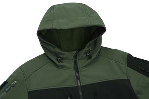 Custom Winter <b>Men</b> Softshell <b>Jacket</b> with Stand Collar Cordura Zipper Waterproof Breathable <b>Casual</b> Work Outdoor Sports 2026 - Product Image 3