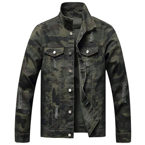 Chaqueta de mezclilla para hombre con logotipo personalizado de alta calidad a bajo precio, talla grande, transpirable, chaqueta de invierno personalizada para hombre - Product Image 1