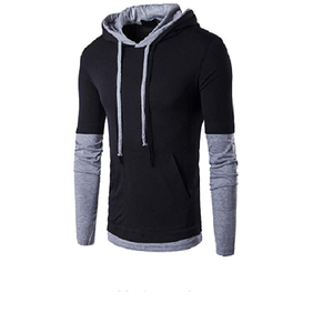 Sweat-shirt à capuche pour homme, manches longues, logo imprimé personnalisé, sweat-shirt à capuche personnalisé, streetwear, coton, polyester, sweat-shirts pour homme - Product Image 3