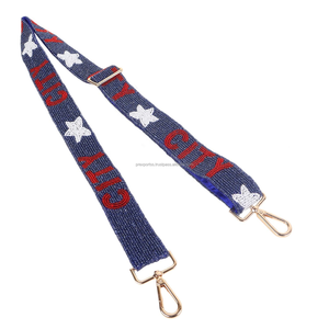 Vintage Handmade Beaded Fabric <b>Bag</b> <b>Strap</b> Custom Embroidered Crossbody Shoulder <b>Strap</b> <b>Replacement</b> Purse Handle Adjustable Durable - Product Image 5