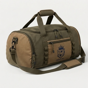 Sac de voyage en toile résistante avec un grand espace de rangement, des poignées renforcées, des fermetures éclair sécurisées et un transport confortable pour les voyages - Product Image 2