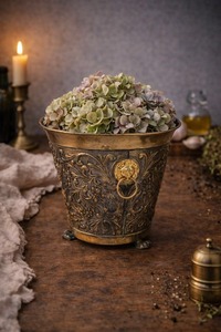 Modern Bronze Handmade Tabletop Vase <b>Red</b> <b>Bow</b> Pink Peonies White Orchids Decorative Flower Arrangement for Housewarming - Product Image 2