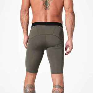 Best Quality Men's Casual <b>Compression</b> <b>Shorts</b> Front for Gym Knee Length Canvas Solid Plain Dyed Quick Dry Lightweight Windproof - Product Image 3