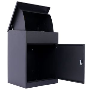 Buzón de Paquetería Extra Grande de Acero Galvanizado, Montado en Pared, con Cerradura, Antirrobo, para Entrega de Paquetes en Exteriores - Product Image 1