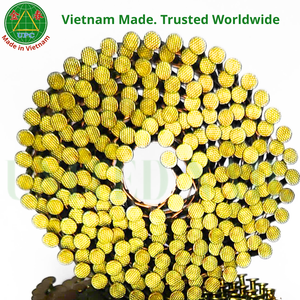 Clous en spirale de 2-3/4 po à 15 degrés, 5000 pièces, tige en acier et tête à motif pour palettes en bois, du Vietnam |   Clavo en rouleau - Product Image 5
