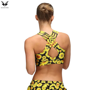 Soutien-gorge de sport respirant et uni pour femme, grande taille, personnalisé, sexy, pour yoga et fitness, par sublimation – Nouvelle collection en promotion - Product Image 3