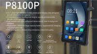 Tablette industrielle Urovo P8100P 5G 10 pouces IP67 étanche RFID Wi-Fi Octa Core Android 10 avec batterie 10000 mAh pour entrepôt