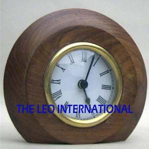 Roman Numerical Table Clock Aluminum Metal Home Office <b>Study</b> <b>Desk</b> Round Shape Quartz Analog Golden Plated - Product Image 5