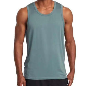 เสื้อกล้ามคัสตอมคุณภาพสูง ทรงเข้ารูป ผ้าริบ สำหรับผู้ชาย วิ่ง ออกกำลังกาย สตรีทแวร์ เสื้อยืด - Product Image 3