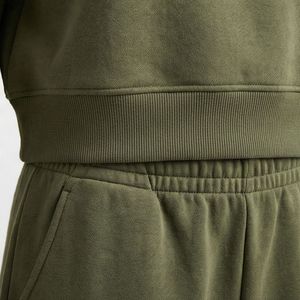 Ensemble de vêtements de détente minimalistes pour femmes, haut à manches longues avec demi-zip et pantalon de jogging, fournisseur en gros de vêtements, ensemble de jogging - Product Image 6