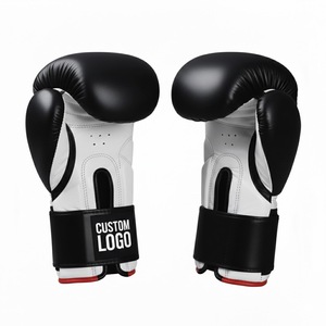 Guantes de Entrenamiento de MMA con Logotipo Personalizado, de Cuero PU con Cordones en los Dedos, que Absorben la Humedad, Equipo de Combate - Product Image 2