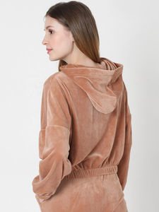 Chándales de Invierno de Algodón Grueso de Buena Calidad con Pedrería, Chándales de Forro Polar para Jóvenes, Ropa Urbana de Nailon para Mujer, Chándal de Terciopelo Personalizado - Product Image 5