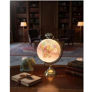 Globo terráqueo de alta definición para estudio y decoración, elegante globo de mesa para proyectos escolares y educación. - Product Image 4