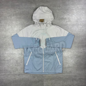 Conjunto de 2 piezas de nailon para hombre: Chaqueta cortavientos y pantalón con cremallera para ropa urbana y actividades al aire libre. ¡En oferta! - Product Image 2