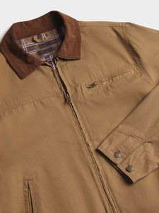 Chaqueta de Trabajo Personalizada de Alta Calidad para Hombre 2026, 100% Algodón Twill, Mangas Largas, Estilo Vintage con Textura Desgastada, Resistente - Product Image 6