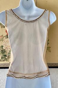 Débardeur tendance pour femme avec broderie de perles de rocaille – Design luxueux de débardeur brodé de perles de rocaille - Product Image 6