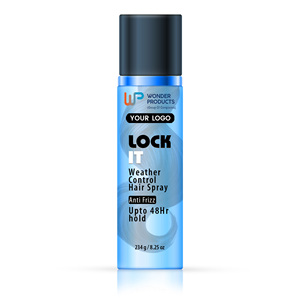 Laca para el cabello OEM/ODM Hairstyle LOCK IT Weather Control con fijación de hasta 48 horas, antifrizz, 8.25 oz a precio de mayoreo con etiqueta privada - Product Image 1
